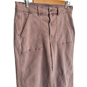 American Eagle Women’s 12 Stretch Skater Jeans High Rise Wide Leg Purple Denim